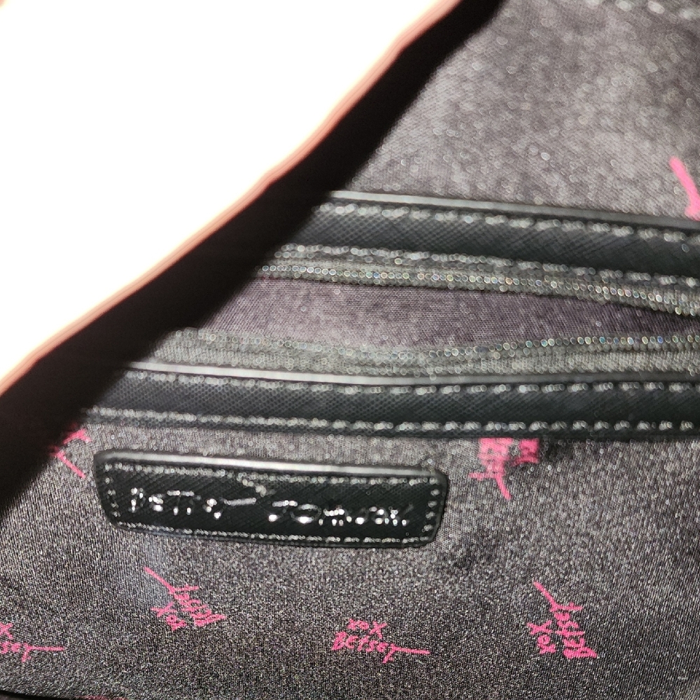 Betsey Johnson Black Bow-Embossed Tote - Picture 14 of 16